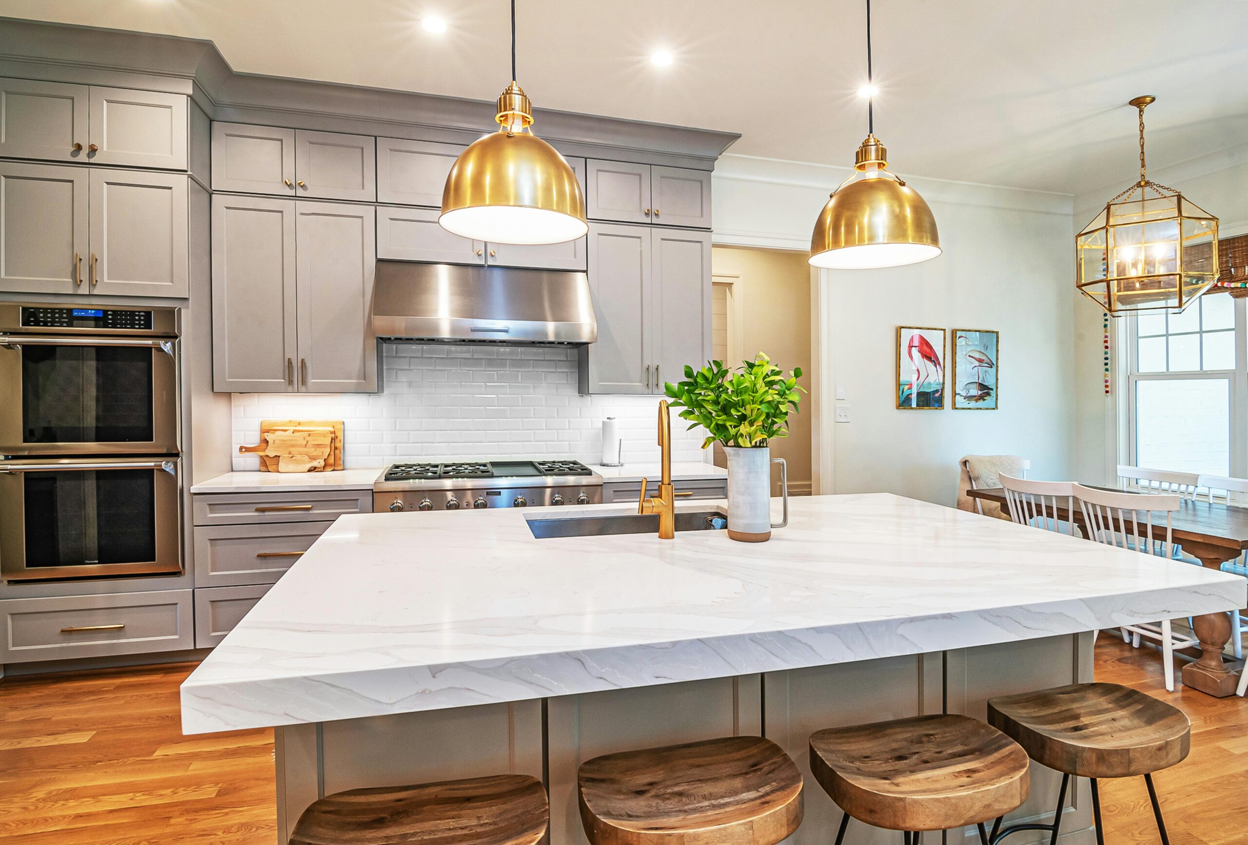 Bright, upscale Triangle NC kitchen kept consistently clean